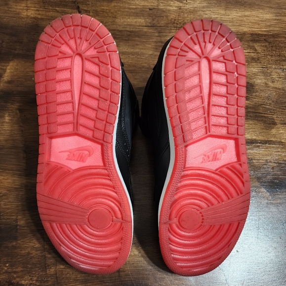 Nike Air Jordan 1 Flight Strap Black/Gym Red Size 6Y-fits Men's 6 & Women's 7.5 - Picture 7 of 7
